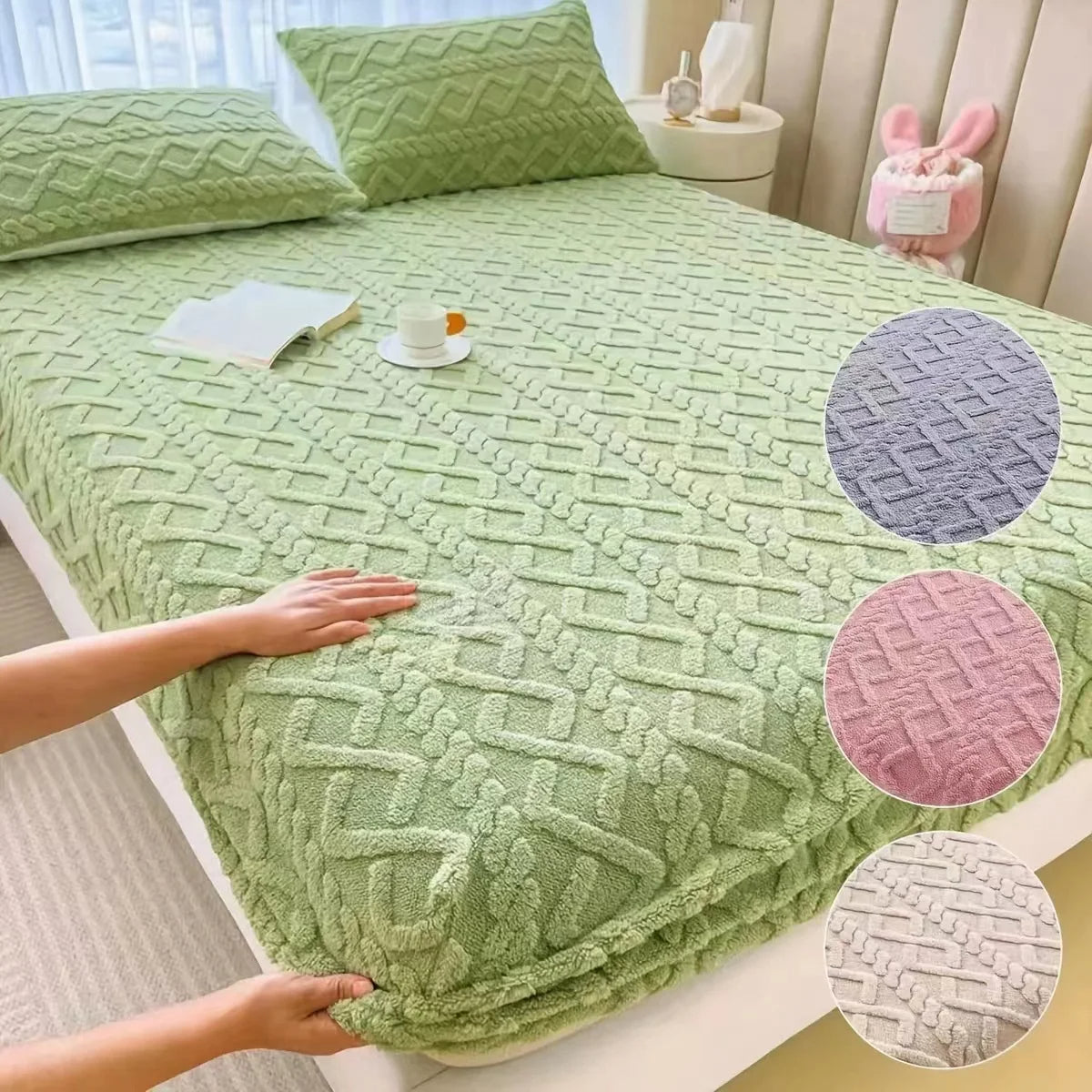 Alvira™ Milk Velvet Bed Covers